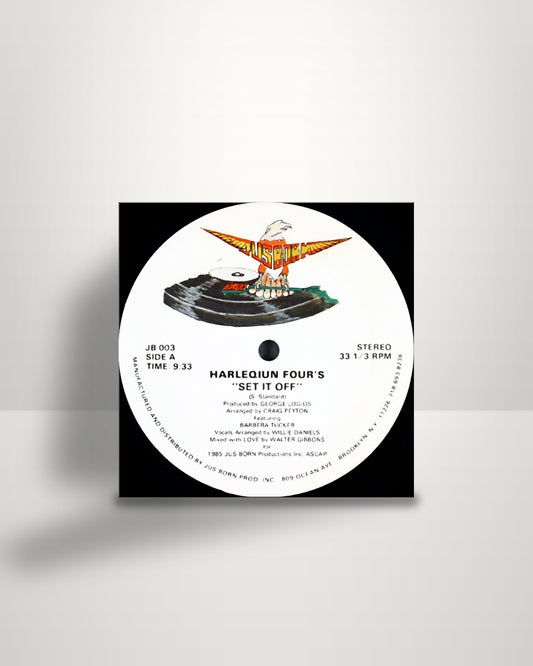 Harlequin Four's – Set It Off - 12" - Jus Born Records US 1985
