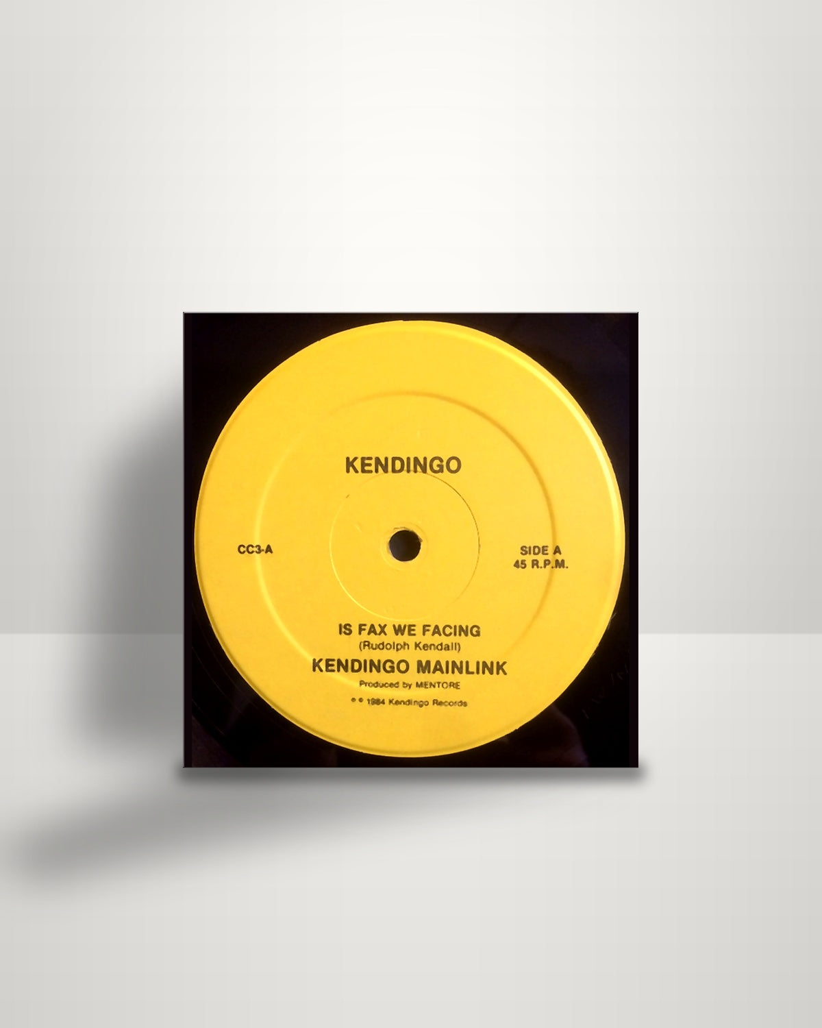 Kendingo Mainlink – Is Fax We Facing / Country Gal - 12" - Kendingo 1984