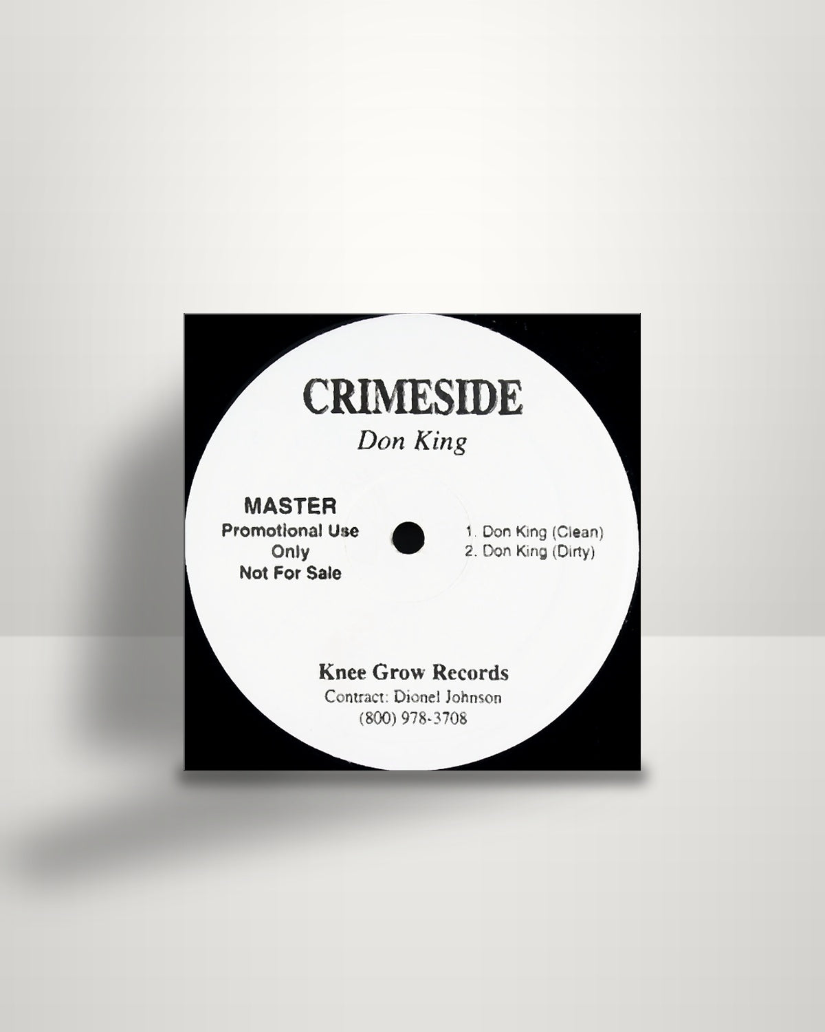 Crimeside – Don King - 12" - Knee Grow Records US