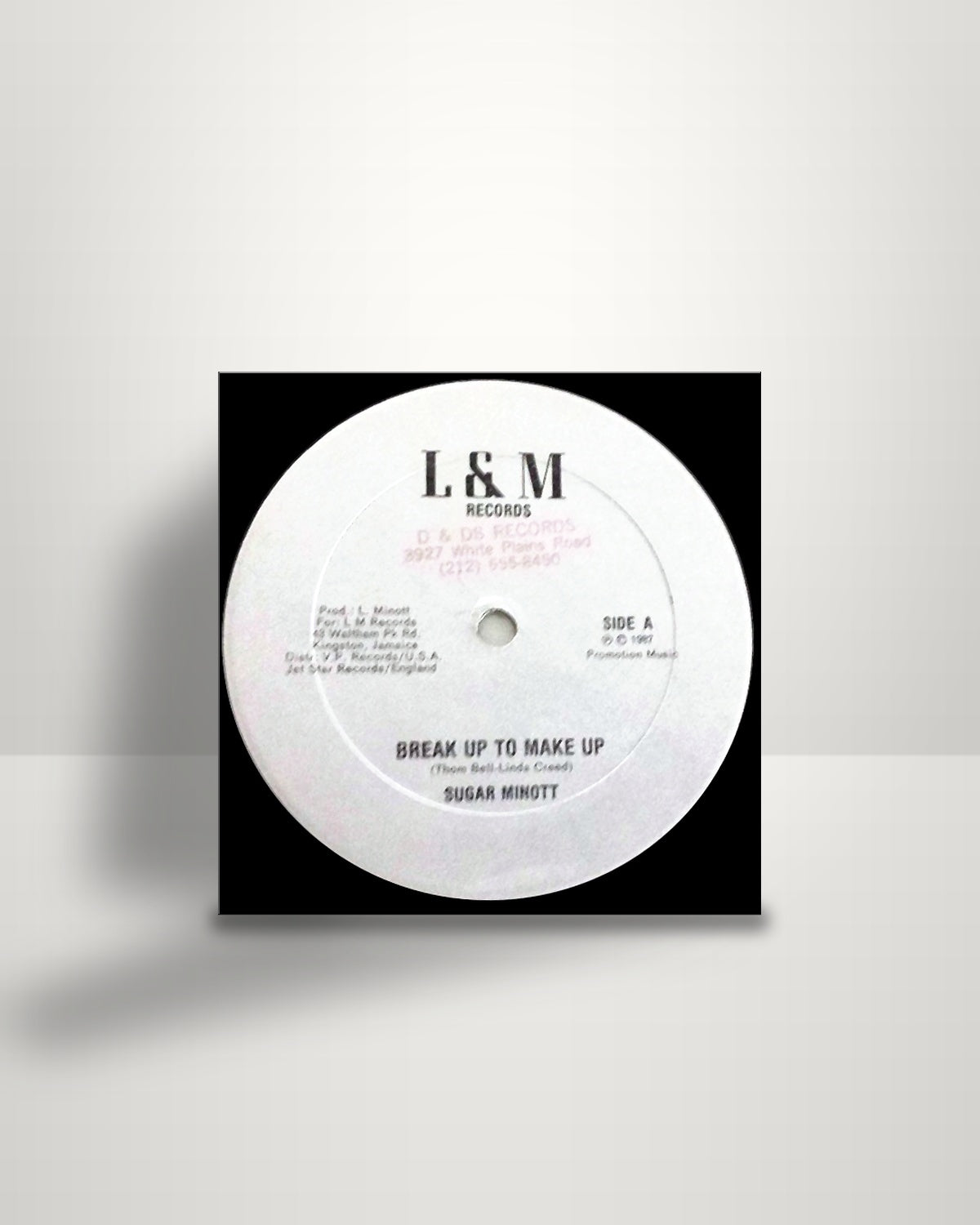 Sugar Minott – Break Up To Make Up - 12" - L & M Records JM 1987
