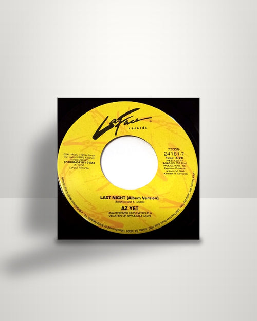 Az Yet – Last Night - 7" - LaFace Records US 1996