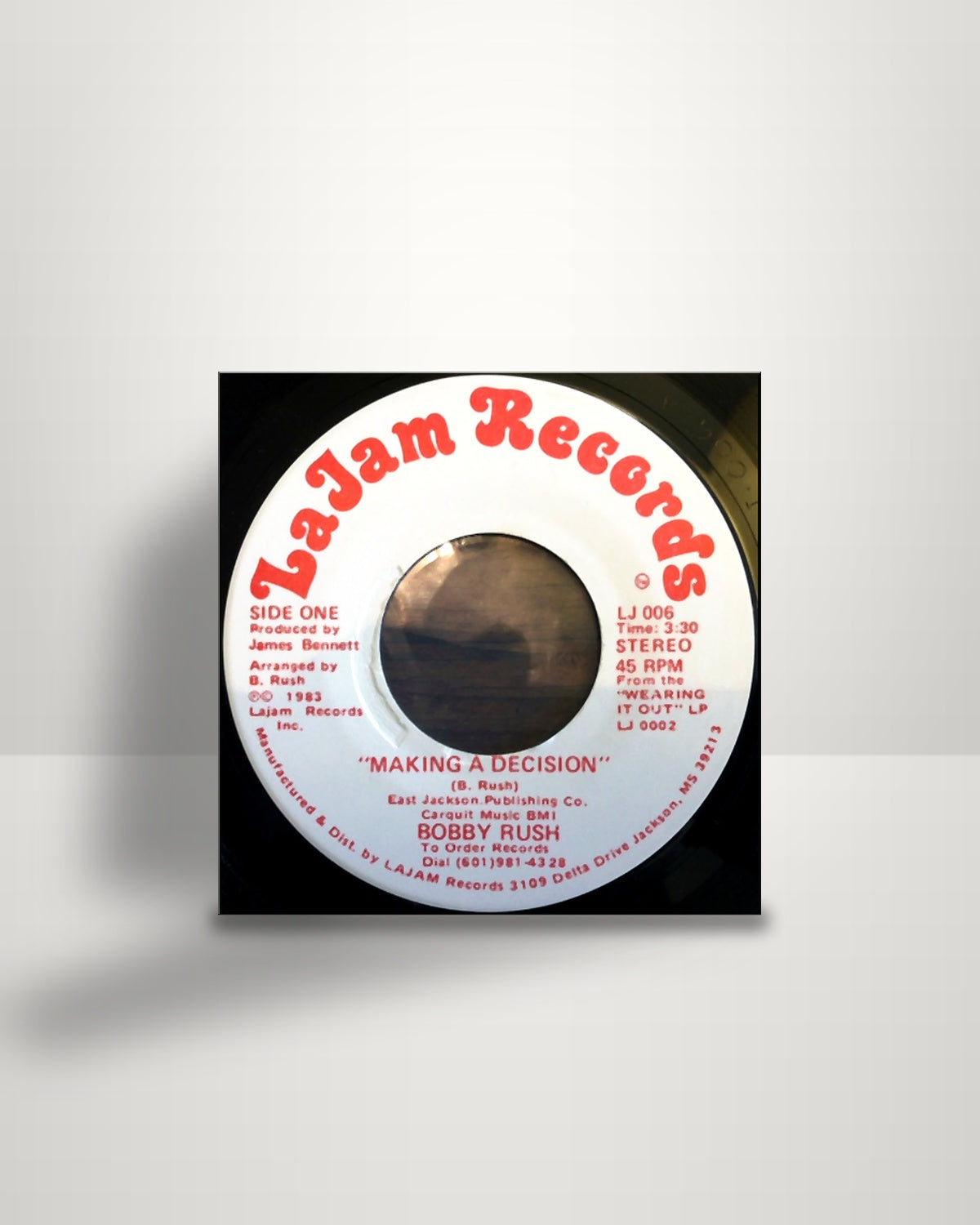 Bobby Rush – Making A Decision / Bertha Jean - 7" - LaJam Records US 1983