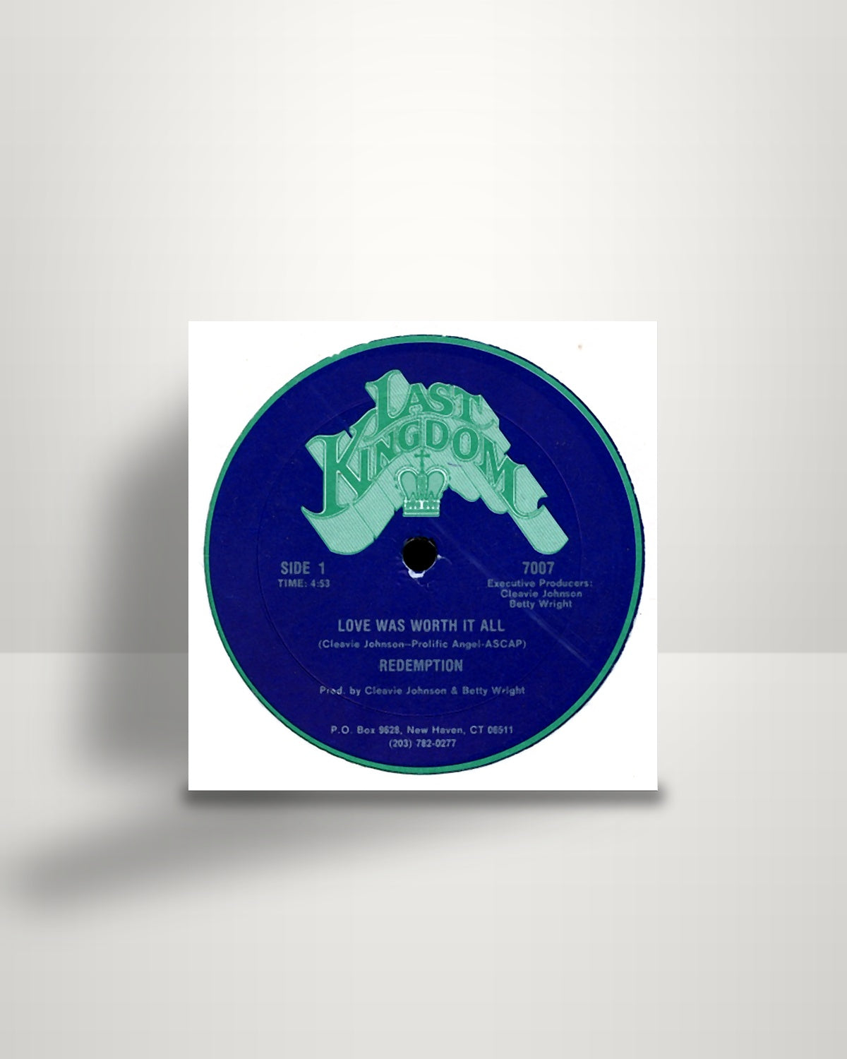 Redemption – Love Was Worth It All - 12" - Last Kingdom US 1985
