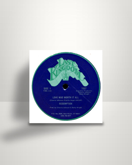 Redemption – Love Was Worth It All - 12" - Last Kingdom US 1985