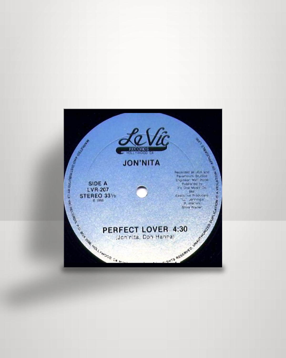 Jon'nita – Perfect Lover - 12" - Le Vic US 1990