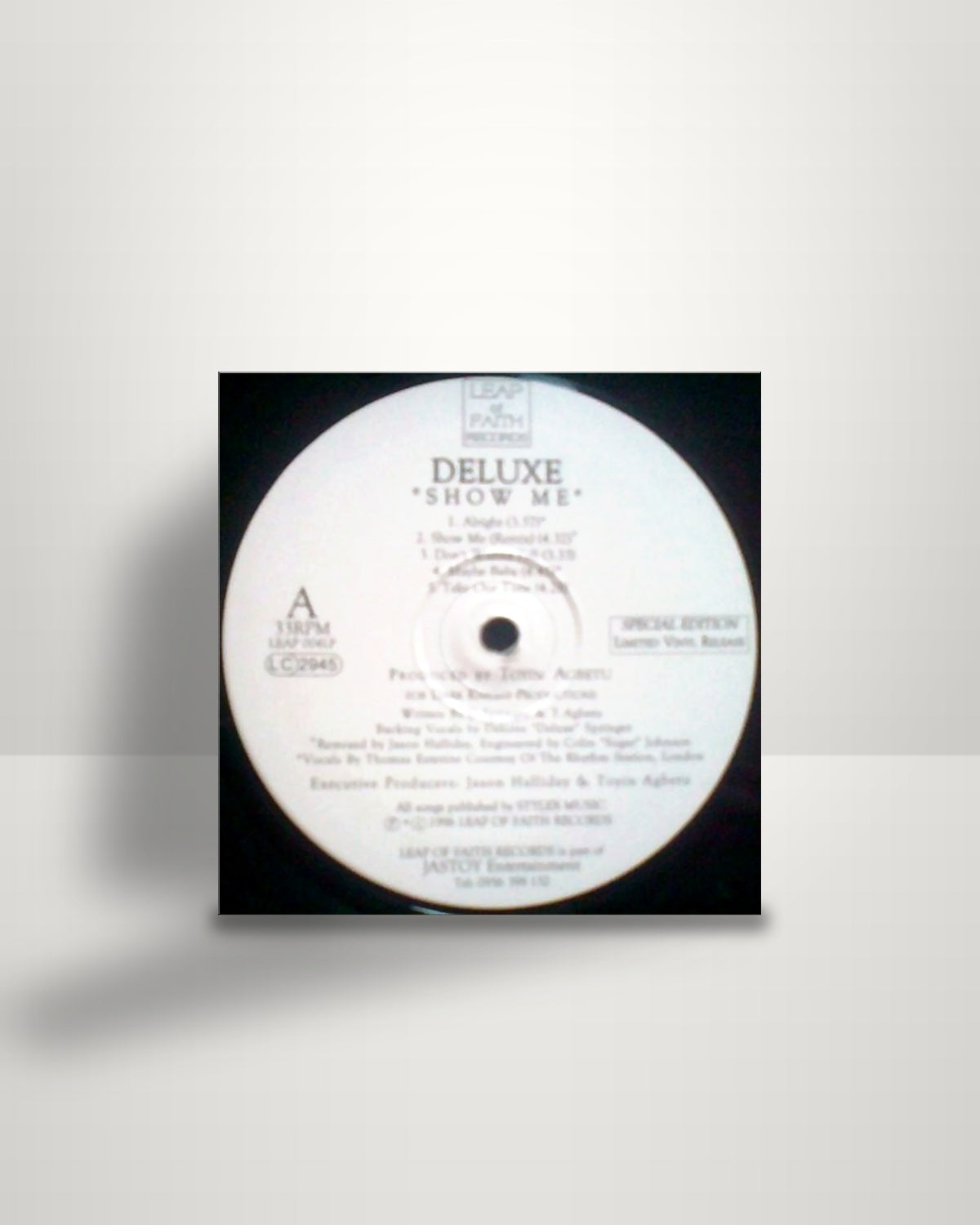 Deluxe – Show Me - LP - Leap Of Faith Records UK 1996