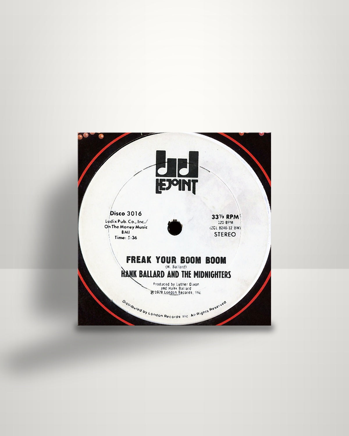 Hank Ballard & The Midnighters – Freak Your Boom Boom - 12" - Lejoint US 1979
