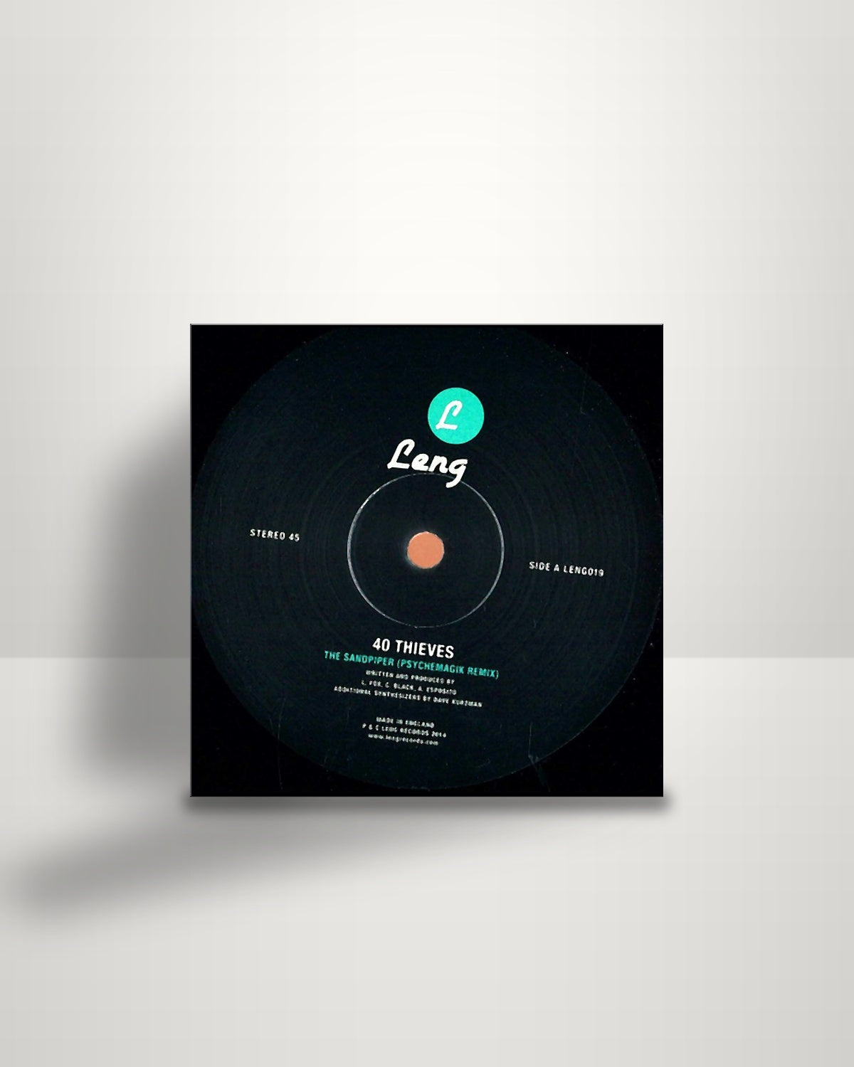 40 Thieves – The Sandpiper (Psychemagik Remix) / The Sky Is Yours (Cantoma Remix) - 12" - Leng UK 2014