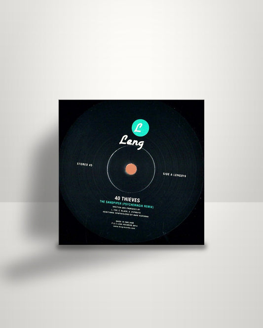 40 Thieves – The Sandpiper (Psychemagik Remix) / The Sky Is Yours (Cantoma Remix) - 12" - Leng UK 2014