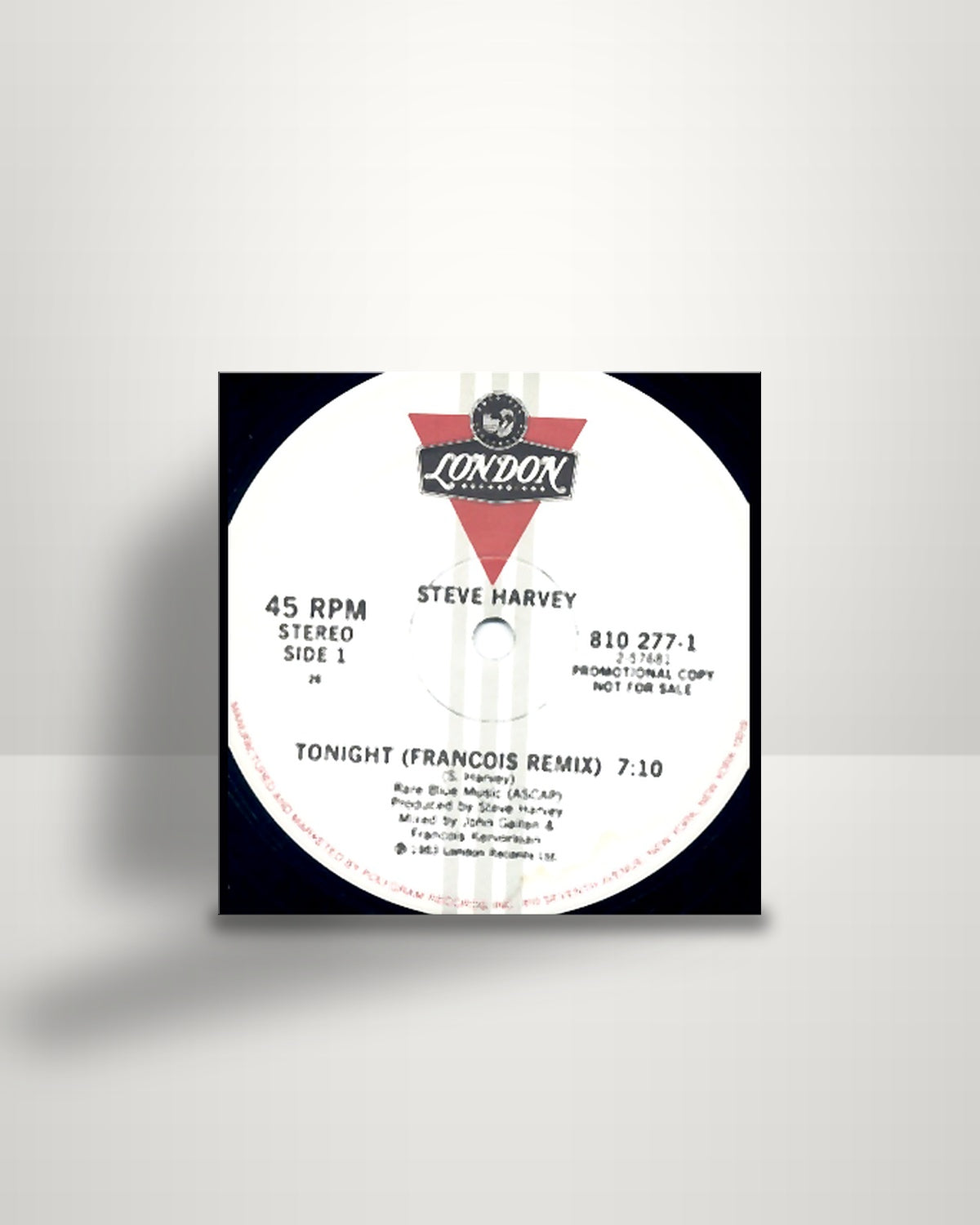 Steve Harvey – Tonight - 12" - London Records US 1983