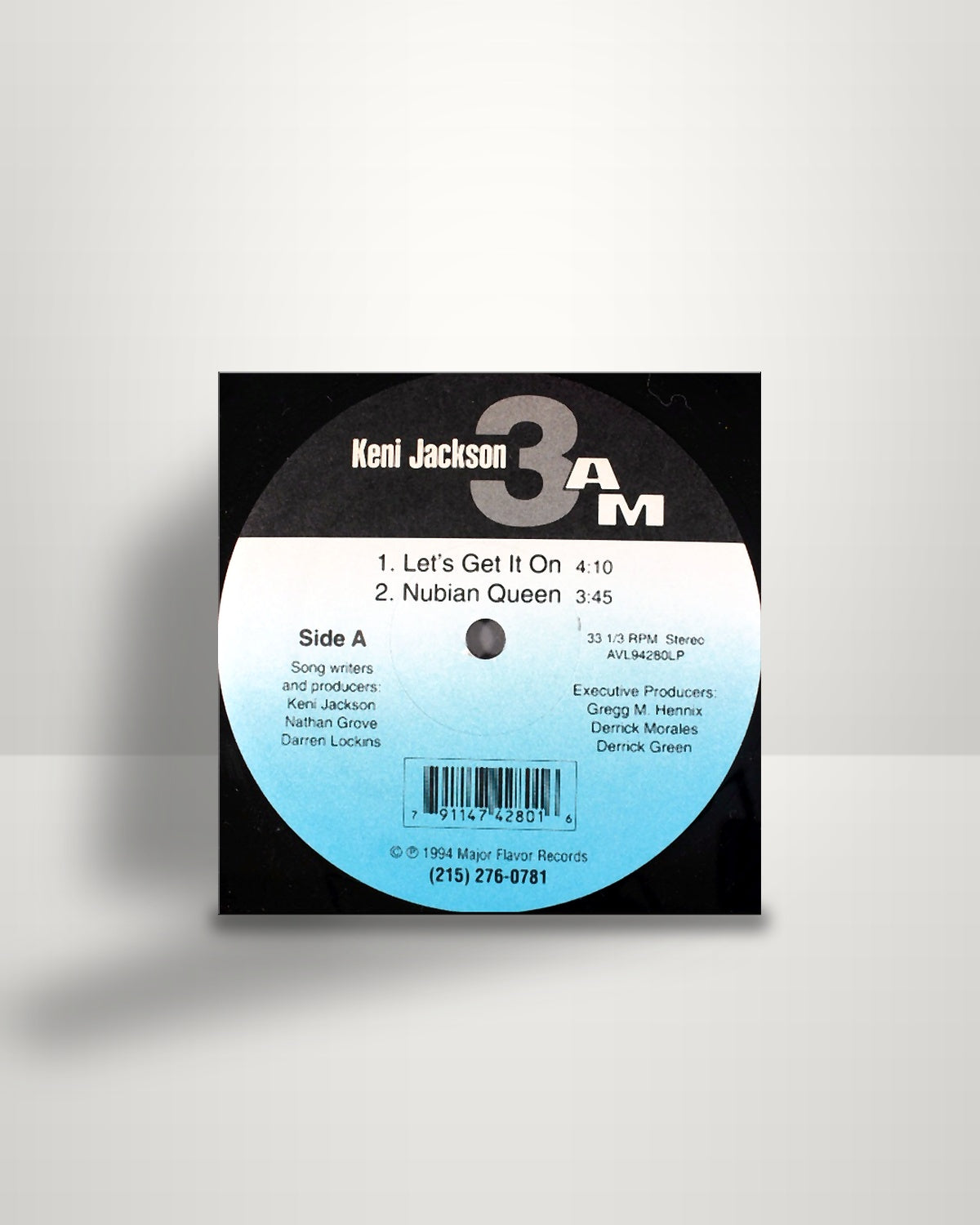 Keni Jackson – 3 AM - 12" - Major Flavor Records US 1994