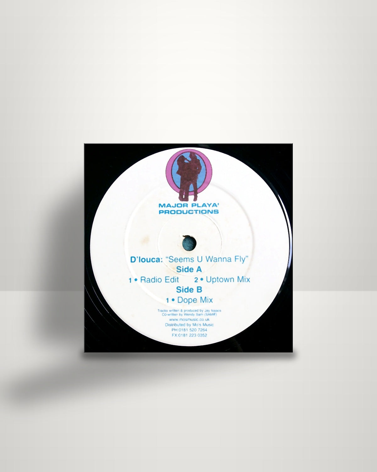 D'Louca – Seems U Wanna Fly - 12" - Major Playa' Productions UK
