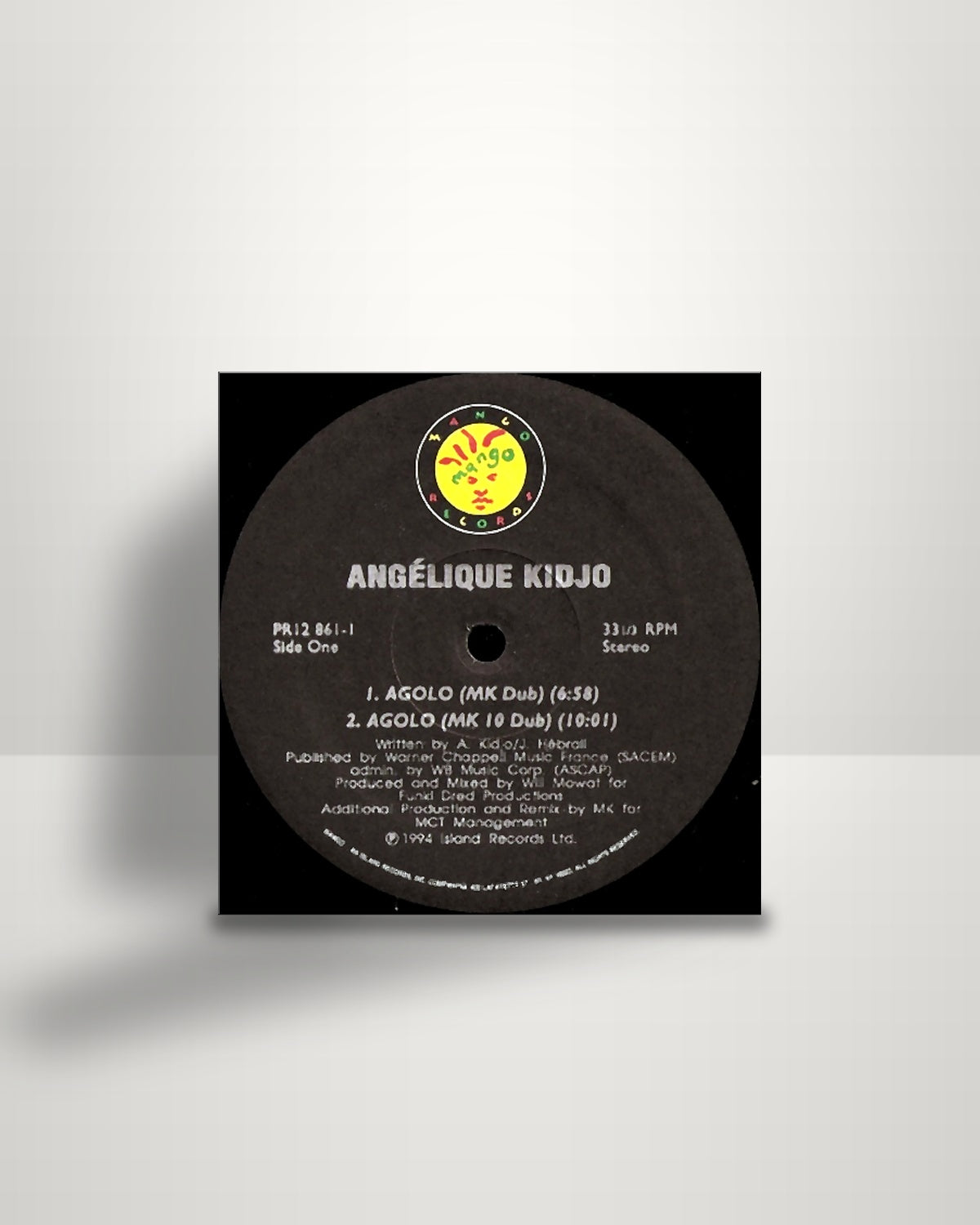 Angélique Kidjo – Agolo - 12" - Mango US 1994