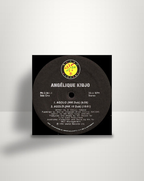 Angélique Kidjo – Agolo - 12" - Mango US 1994
