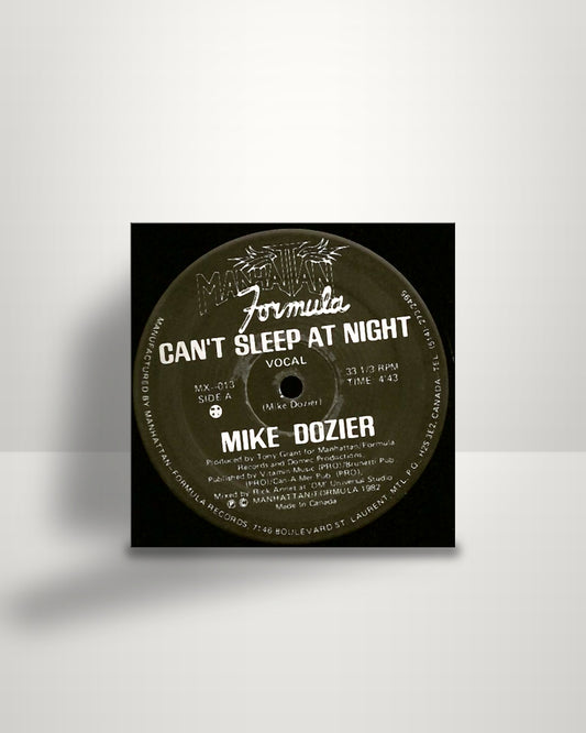 Michael Dozier – Can't Sleep At Night - 12" - Manhattan - Formula CA 1982
