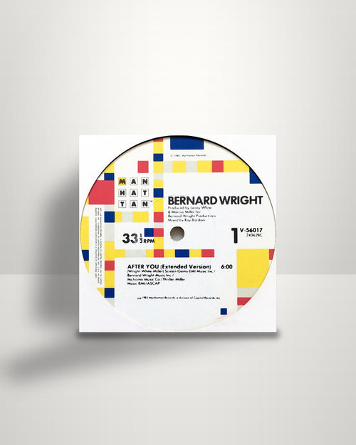 Bernard Wright – After You - 12" - Manhattan Records US 1985