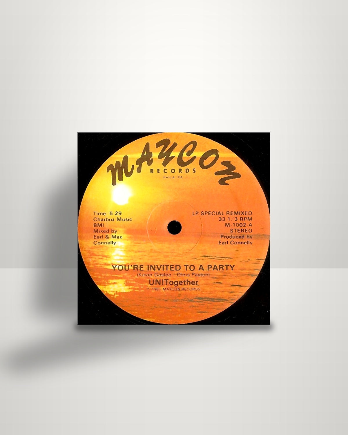 Unit – You're Invited To A Party - 12" - Maycon Records US 1980
