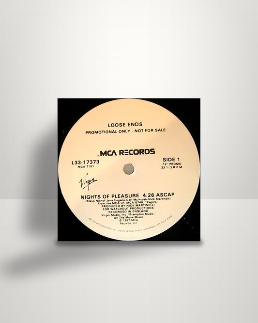 Loose Ends – Nights Of Pleasure - 12" - MCA Records US 1987