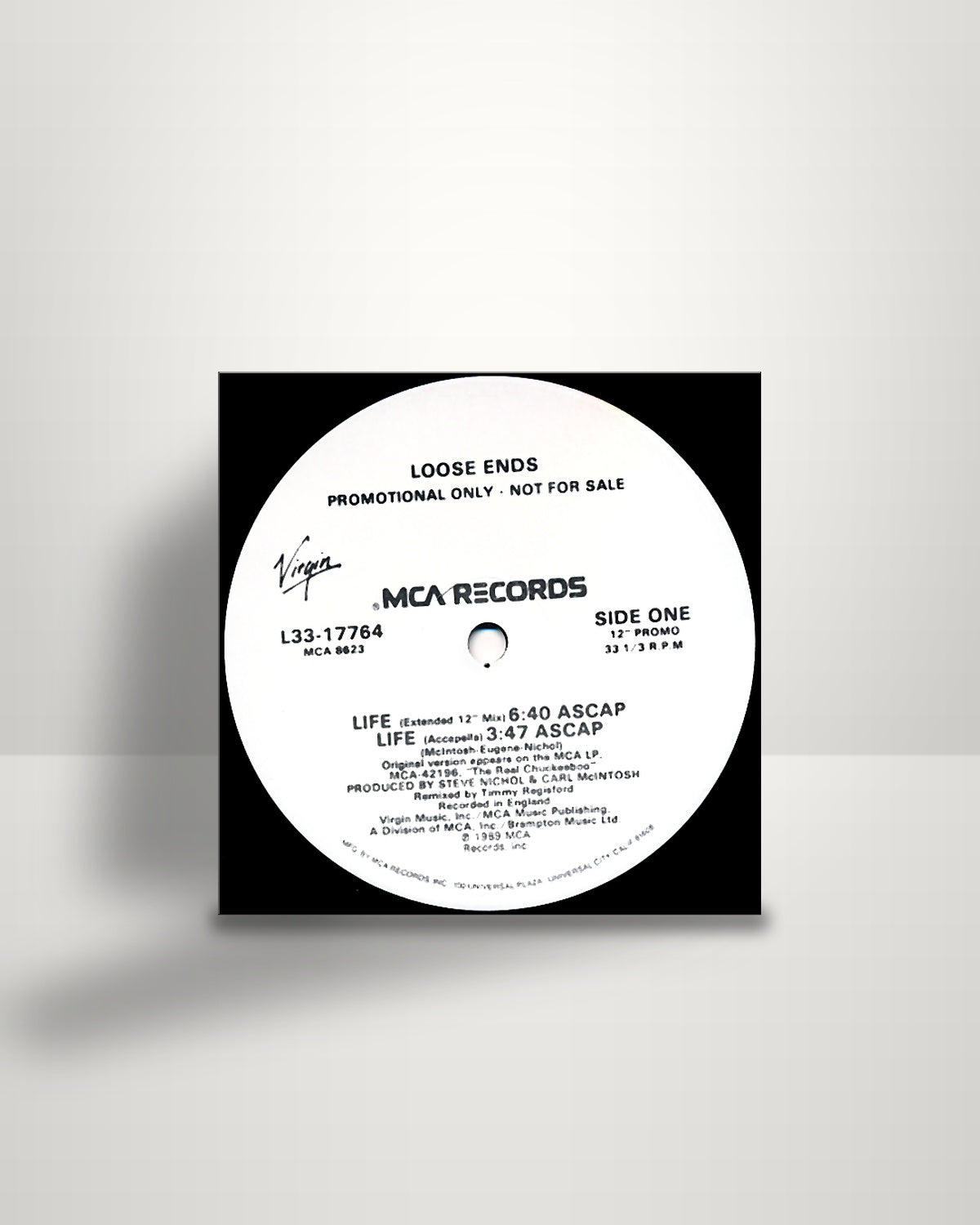 Loose Ends – Life - 12" - MCA Records US 1989