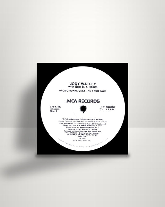 Jody Watley With Eric B. & Rakim – Friends - 12" - MCA Records US 1989