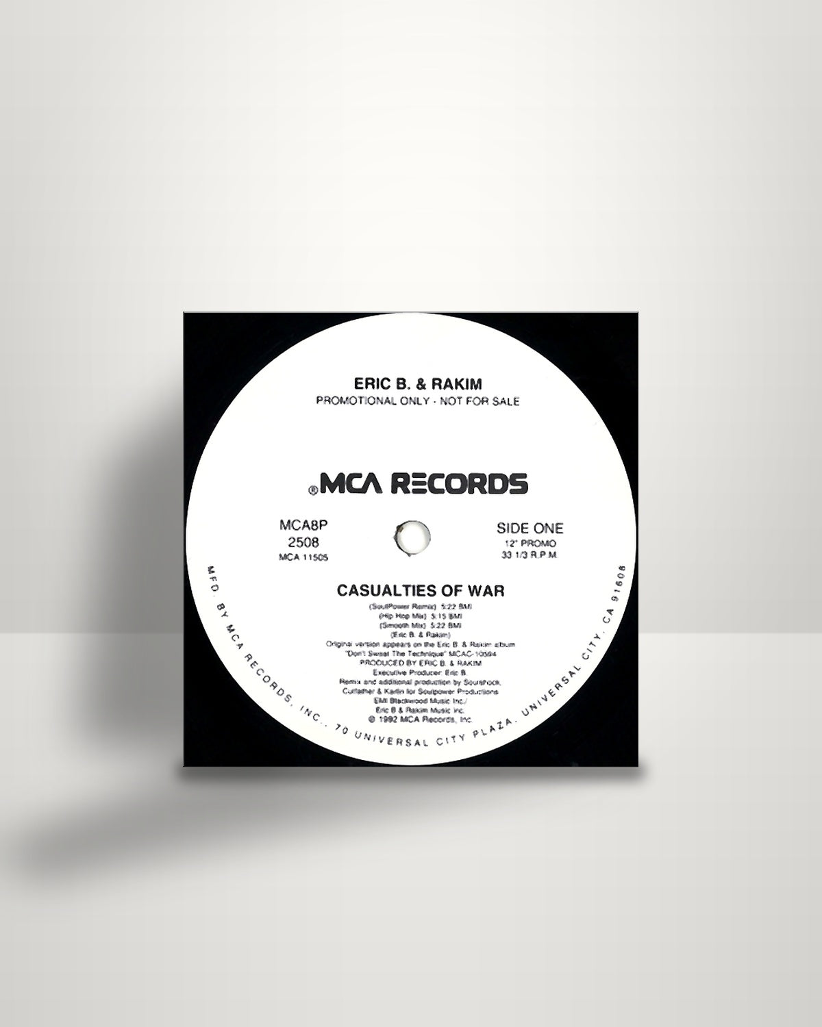 Eric B. & Rakim – Casualties Of War - 12" - MCA Records US 1992