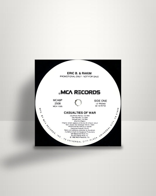 Eric B. & Rakim – Casualties Of War - 12" - MCA Records US 1992