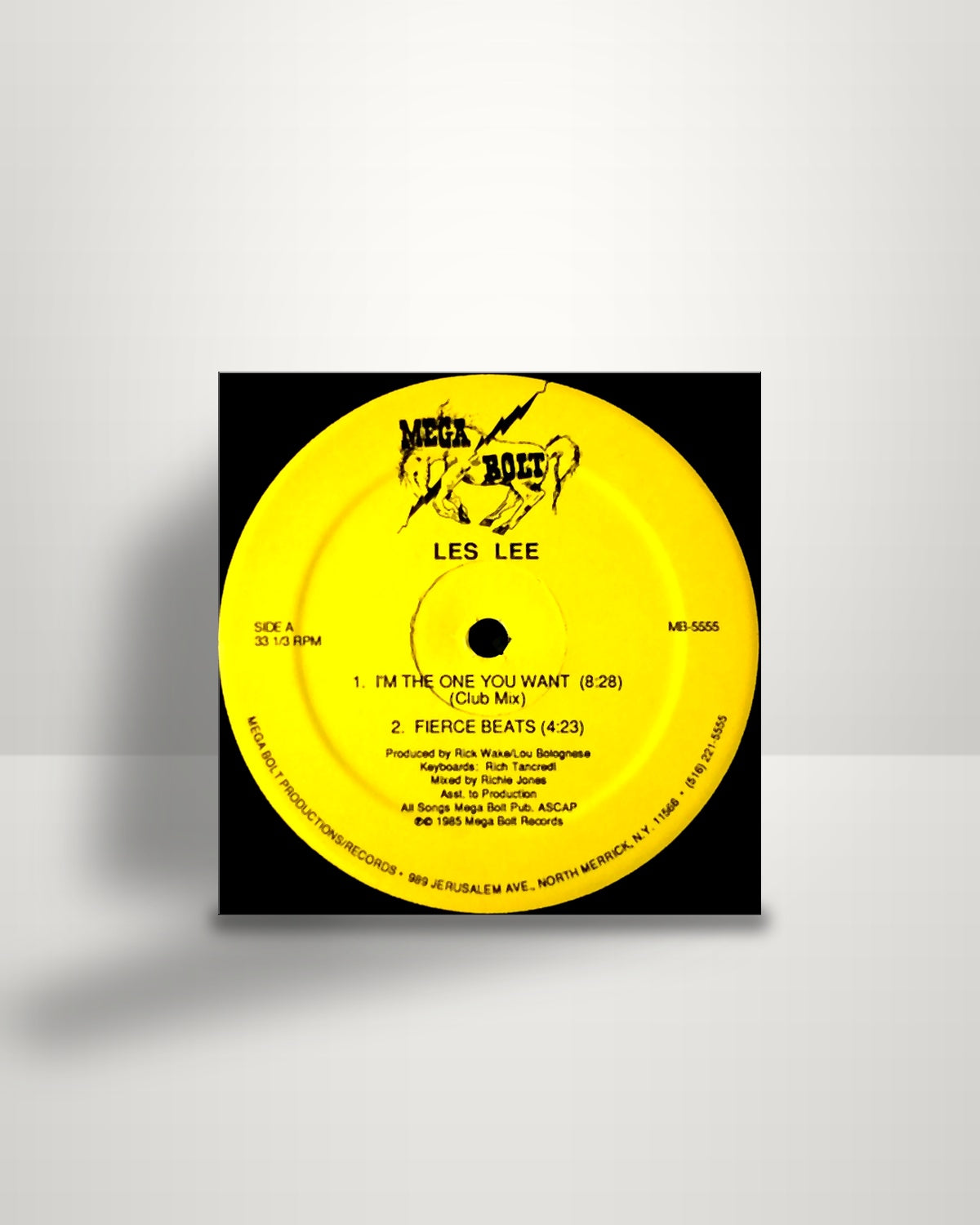 Les Lee – I'm The One You Want - 12" - Mega Bolt Records US 1985