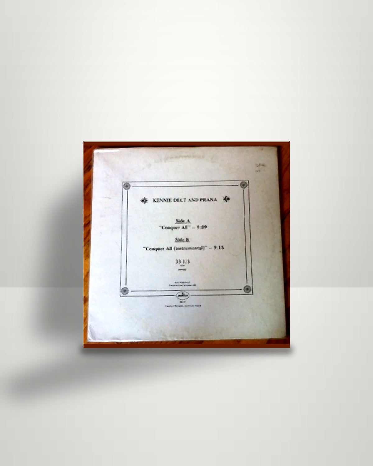 Kennie Delt And Prana – Conquer All - 12" - Mercury US 1978