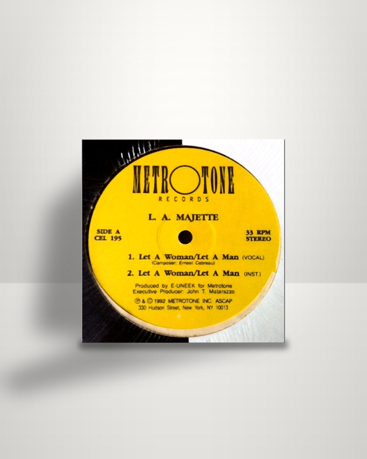 L.A. Majette – Let A Woman Let A Man/Wind She Body - 12" - Metrotone Records US 1992