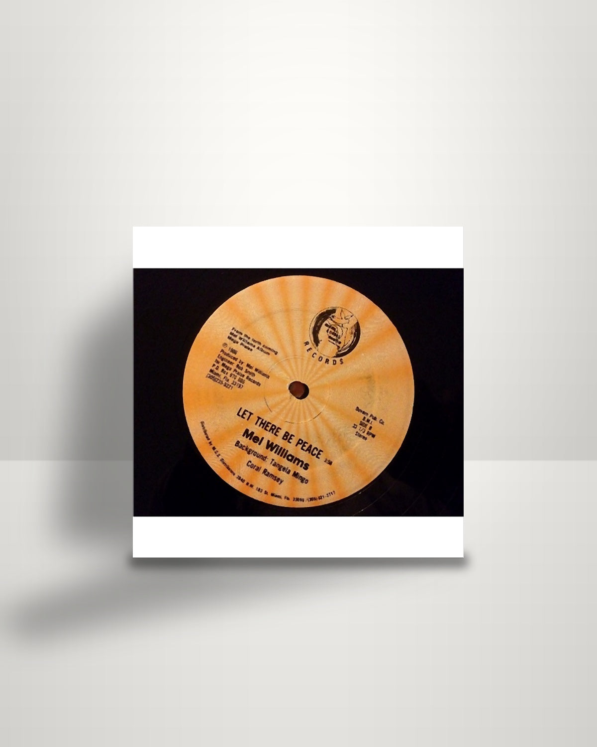 Mel Williams – Perfect Love - 12" - Miami Gospel Sound US 1986