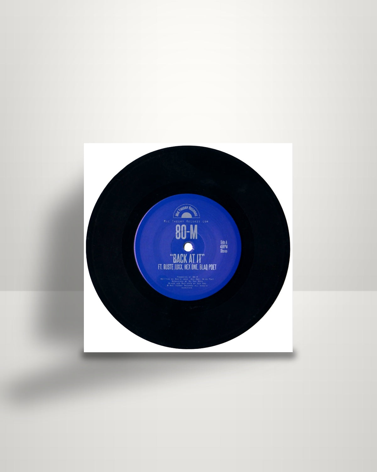 80-M Feat. Ruste Juxx, Hex One, Blaq Poet – Back At It - 7" - Mic Theory Records 2014