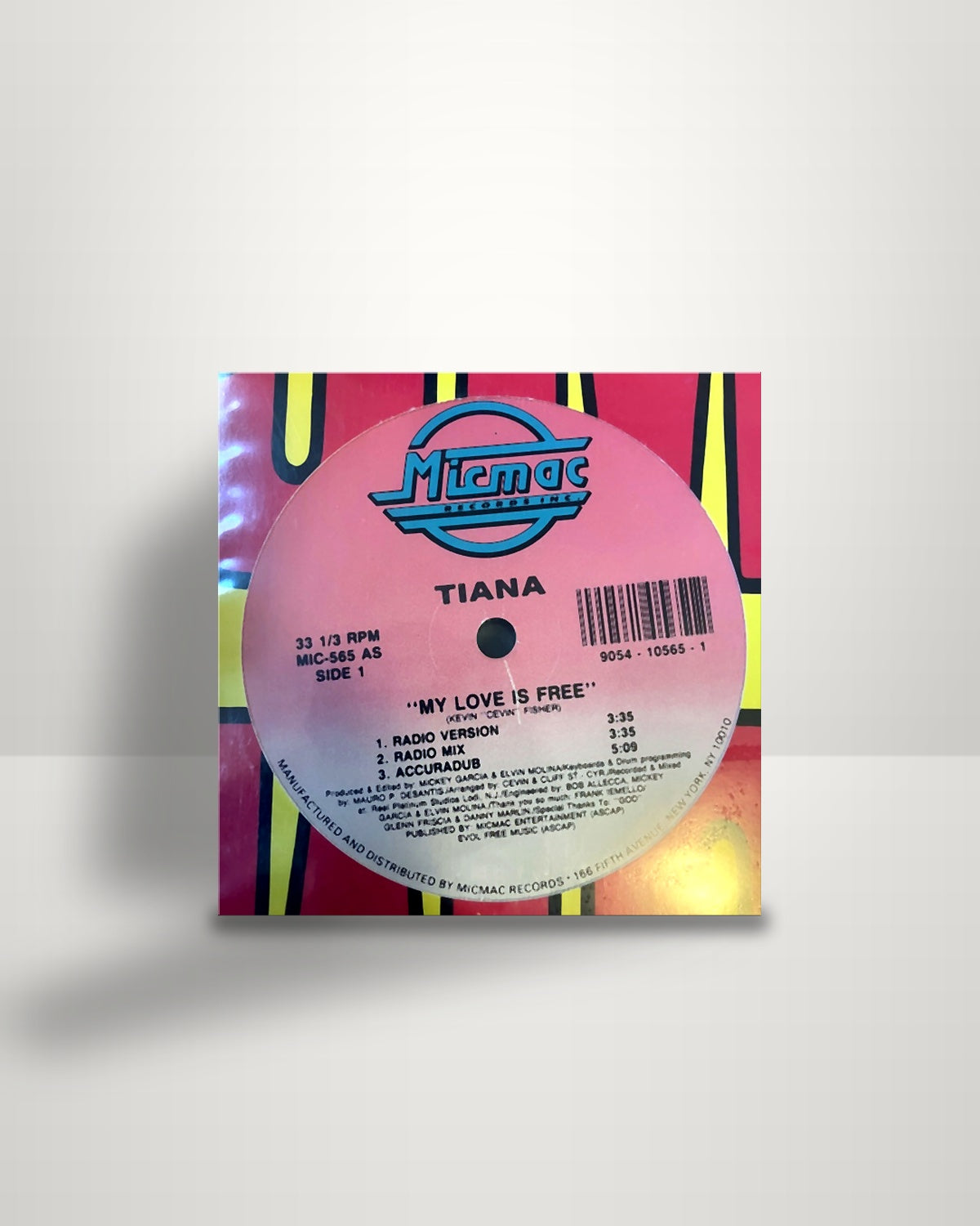 Tiana – My Love Is Free - 12" - Micmac Records, Inc. US 1991