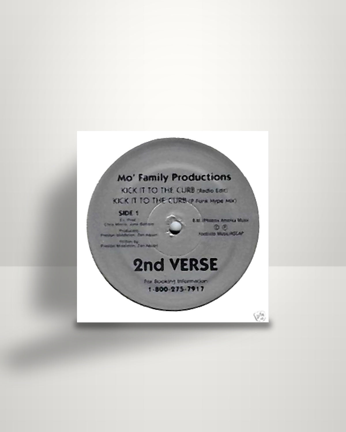 Second Verse – Kick It To The Curb - 12" - Mo' Family Productions US