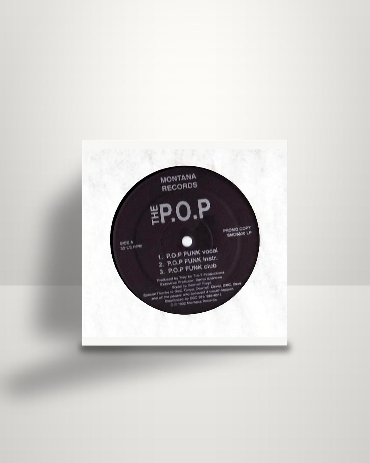 The P.O.P – P.O.P Funk - 12" - Montana Records US 1992