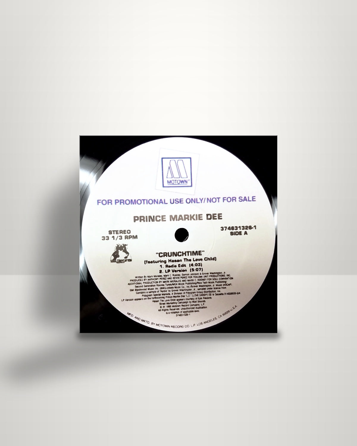 Prince Markie Dee – Crunchtime - 12" - Motown US 1995