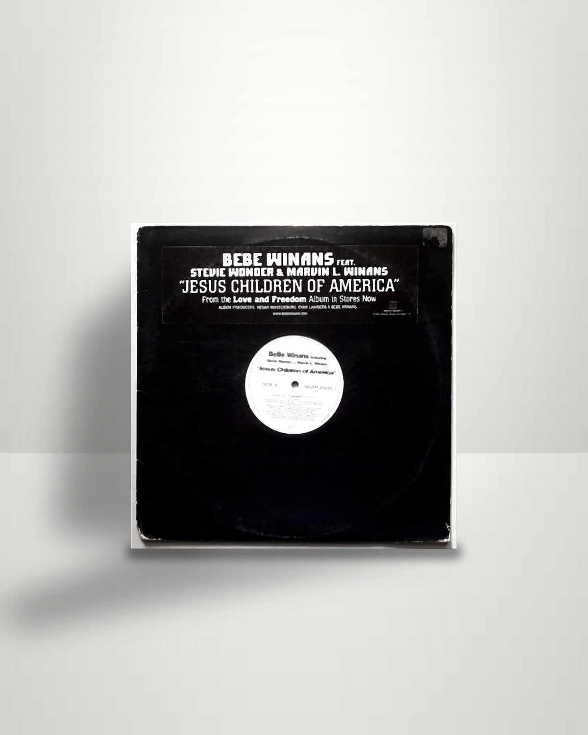 BeBe Winans Featuring Stevie Wonder And Marvin Winans – Jesus Children Of America - 12" - Motown US 2001