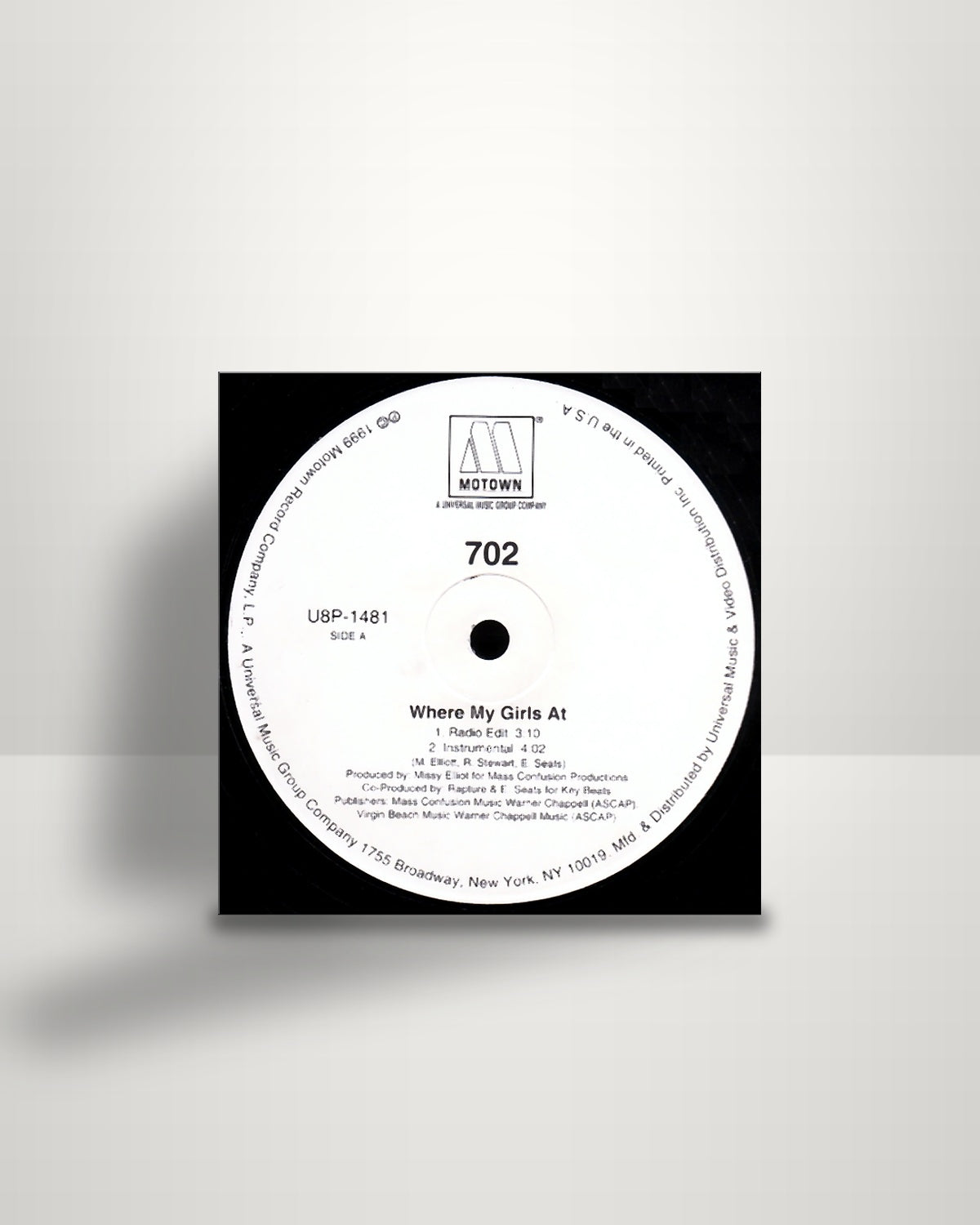 702 – Where My Girls At? - 12" - Motown US 1999