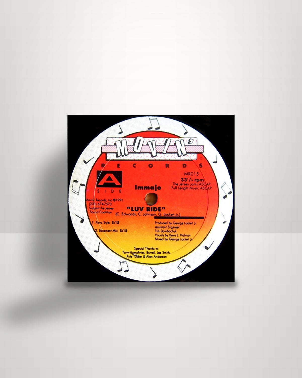 Immaje – Luv Ride - 12" - Movin' Records US 1991