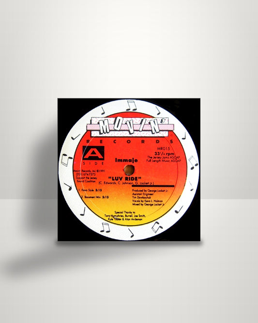 Immaje – Luv Ride - 12" - Movin' Records US 1991