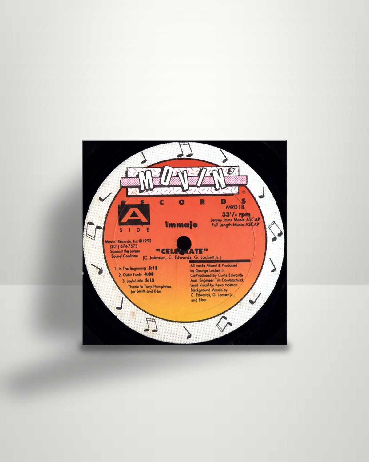 Immaje – Celebrate - 12" - Movin' Records US 1992