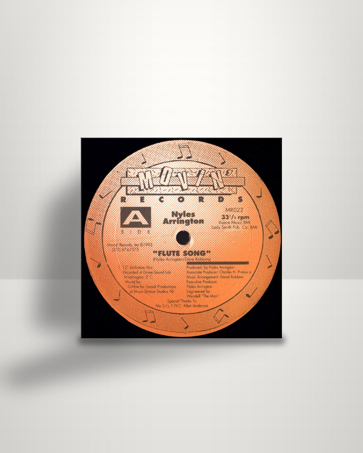 Nyles Arrington – Flute Song - 12" - Movin' Records US 1993