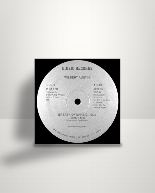 Wilbert Austin – Breath Of Spring - 12" - Muzic Records US