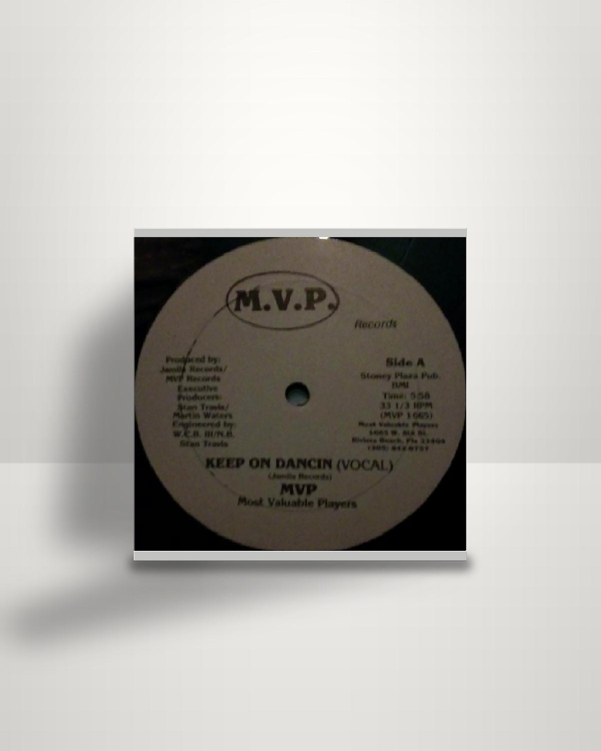 MVP – Keep On Dancin - 12" - MVP Records US