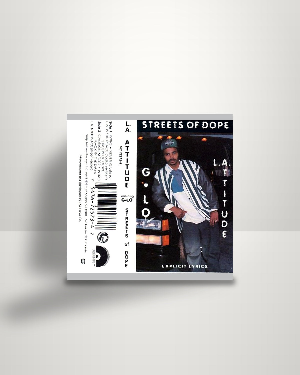 L.A. Attitude Featuring G-Lo – Streets Of Dope - Cassette - Neighborhood Records US 1992