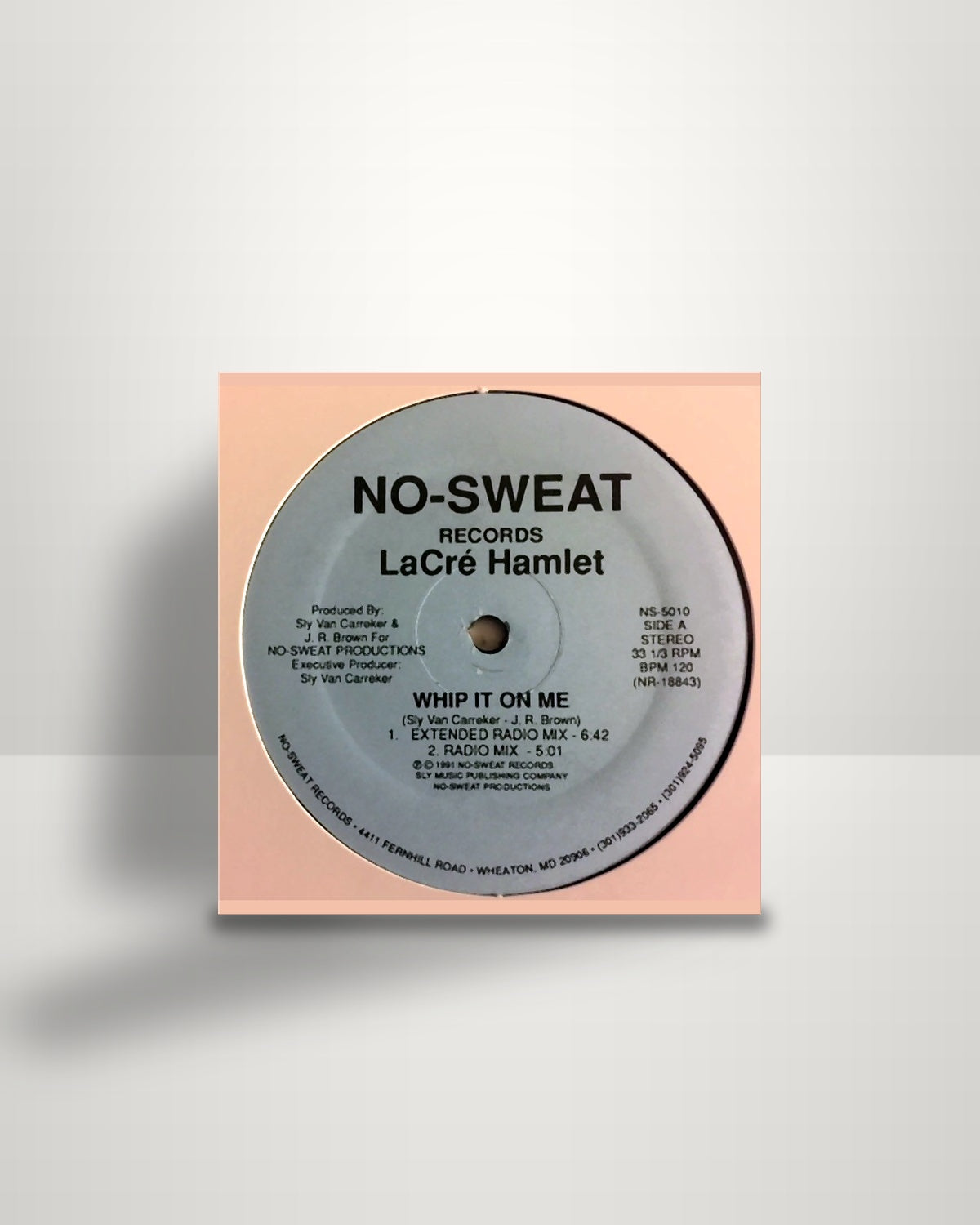 LaCré Hamlet – Whip It On Me - 12" - No-Sweat Records US 1991