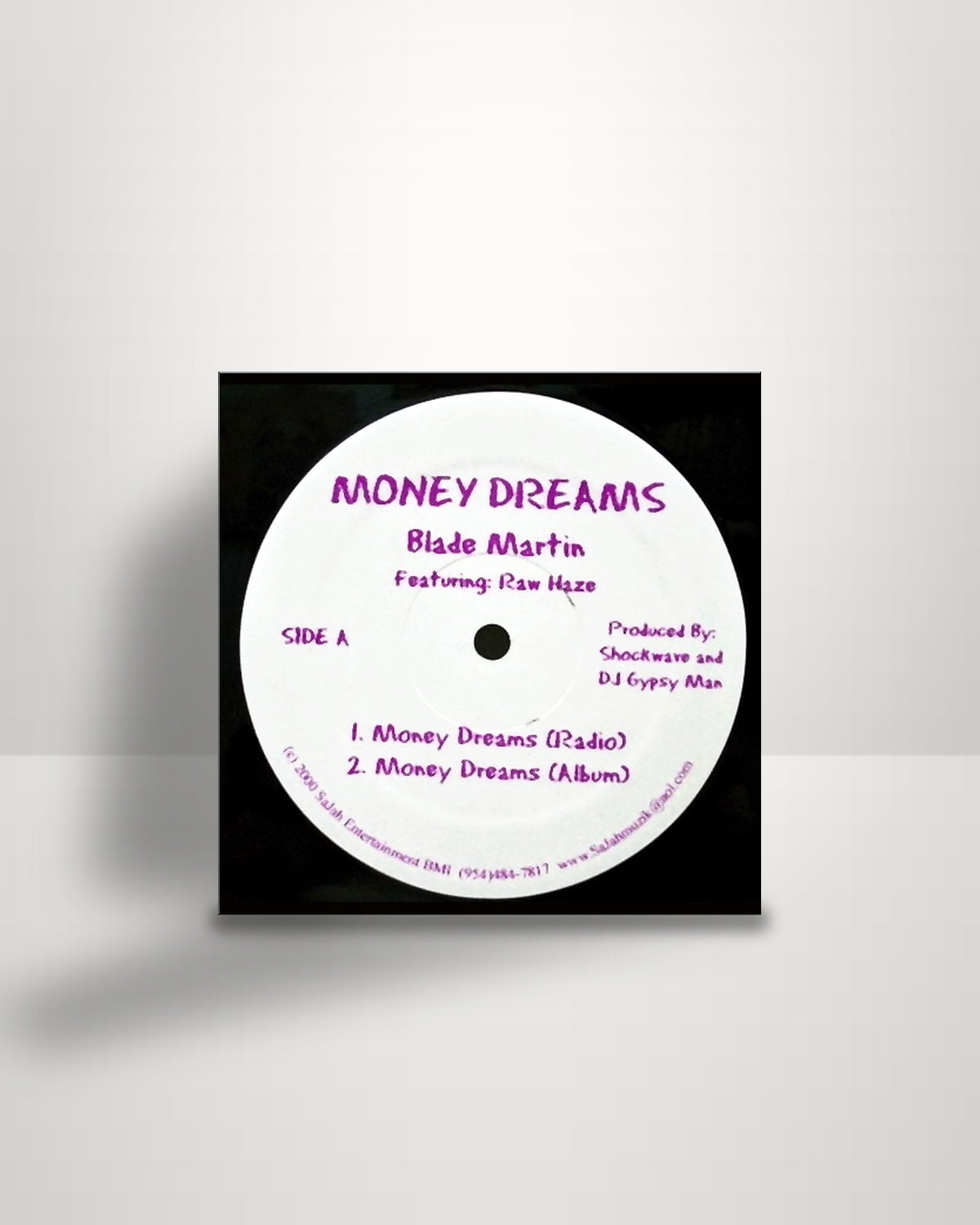 Blade Martin Featuring Raw Haze – Money Dreams - 12" - Not On Label 2000