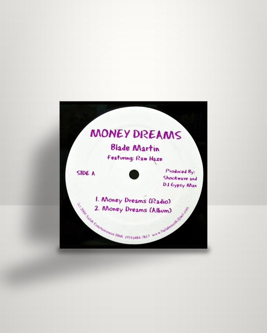 Blade Martin Featuring Raw Haze – Money Dreams - 12" - Not On Label 2000