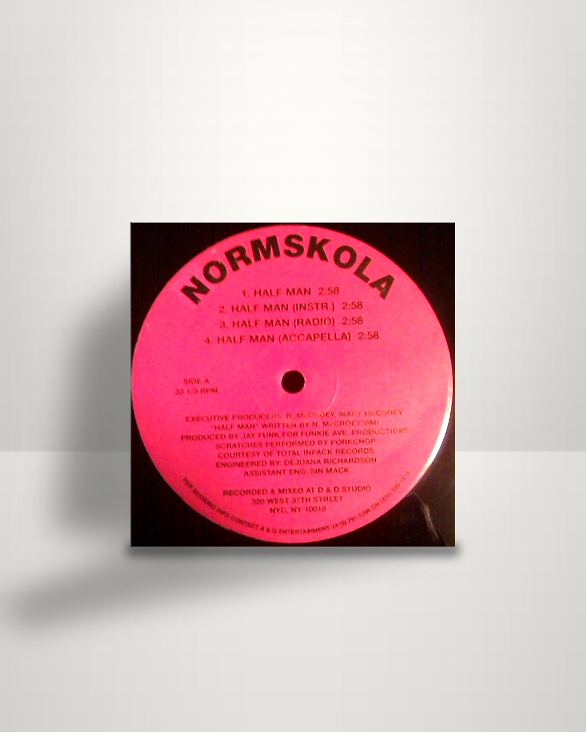 Normskola – Half Man / Normskola - 12" - Not On Label (Normskola Self-released) US 1998