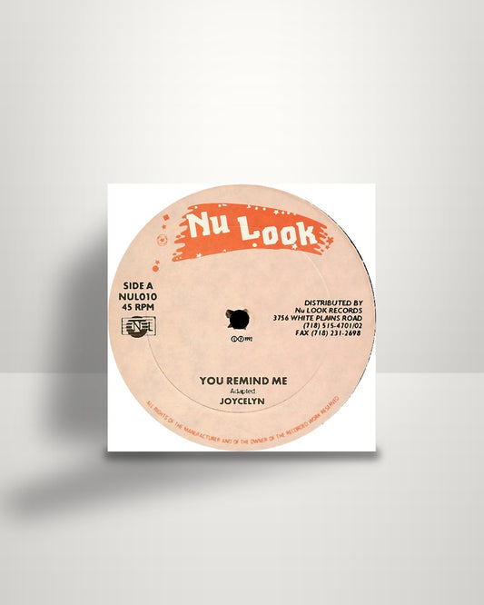 Joycelyn / Shawnie Ranks – You Remind Me - 12" - Nu Look US 1992