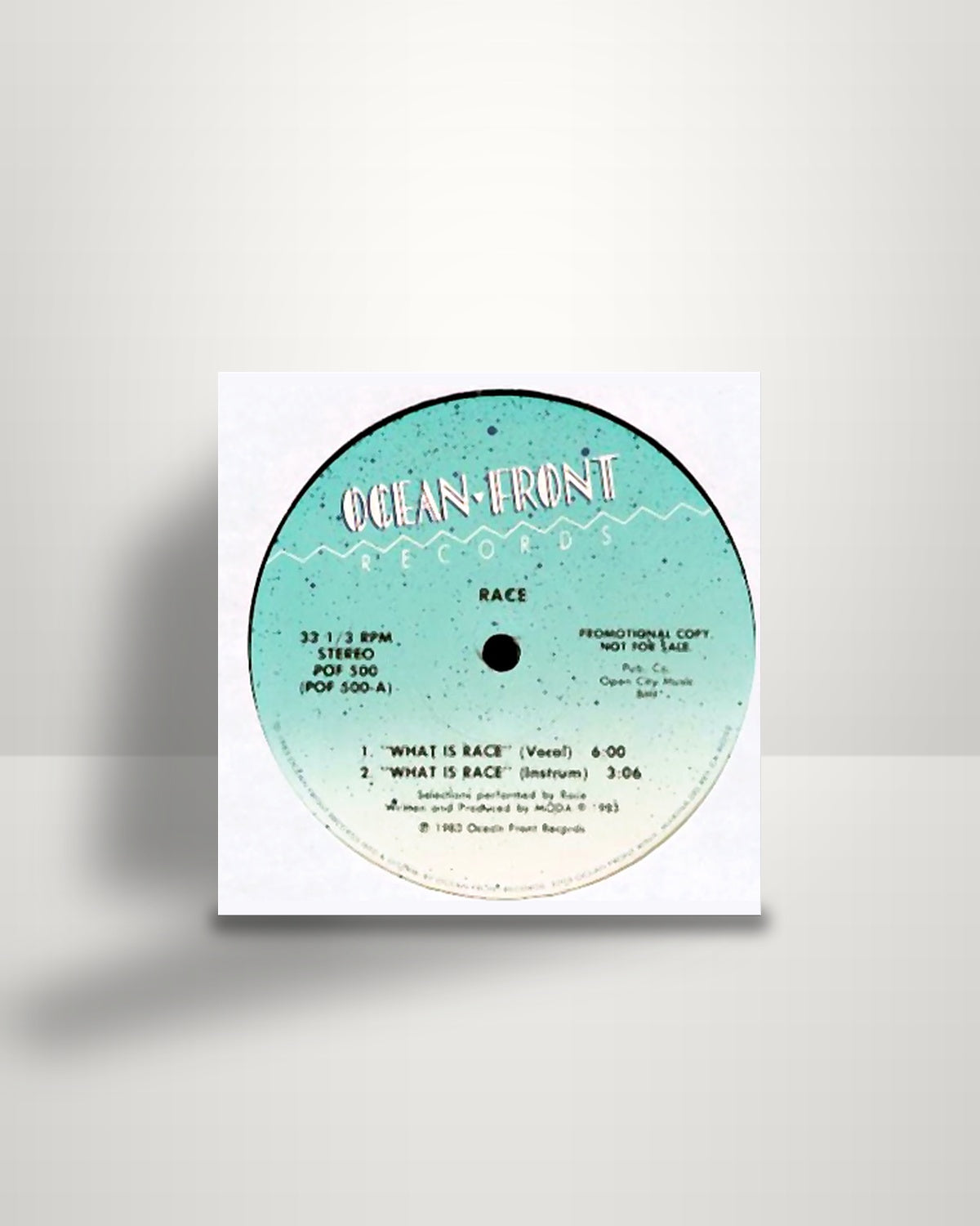 Race – What Is Race / Luxury - 12" - Ocean Front Records US 1983